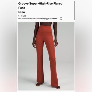 Align Flare and Bra Cayenne set